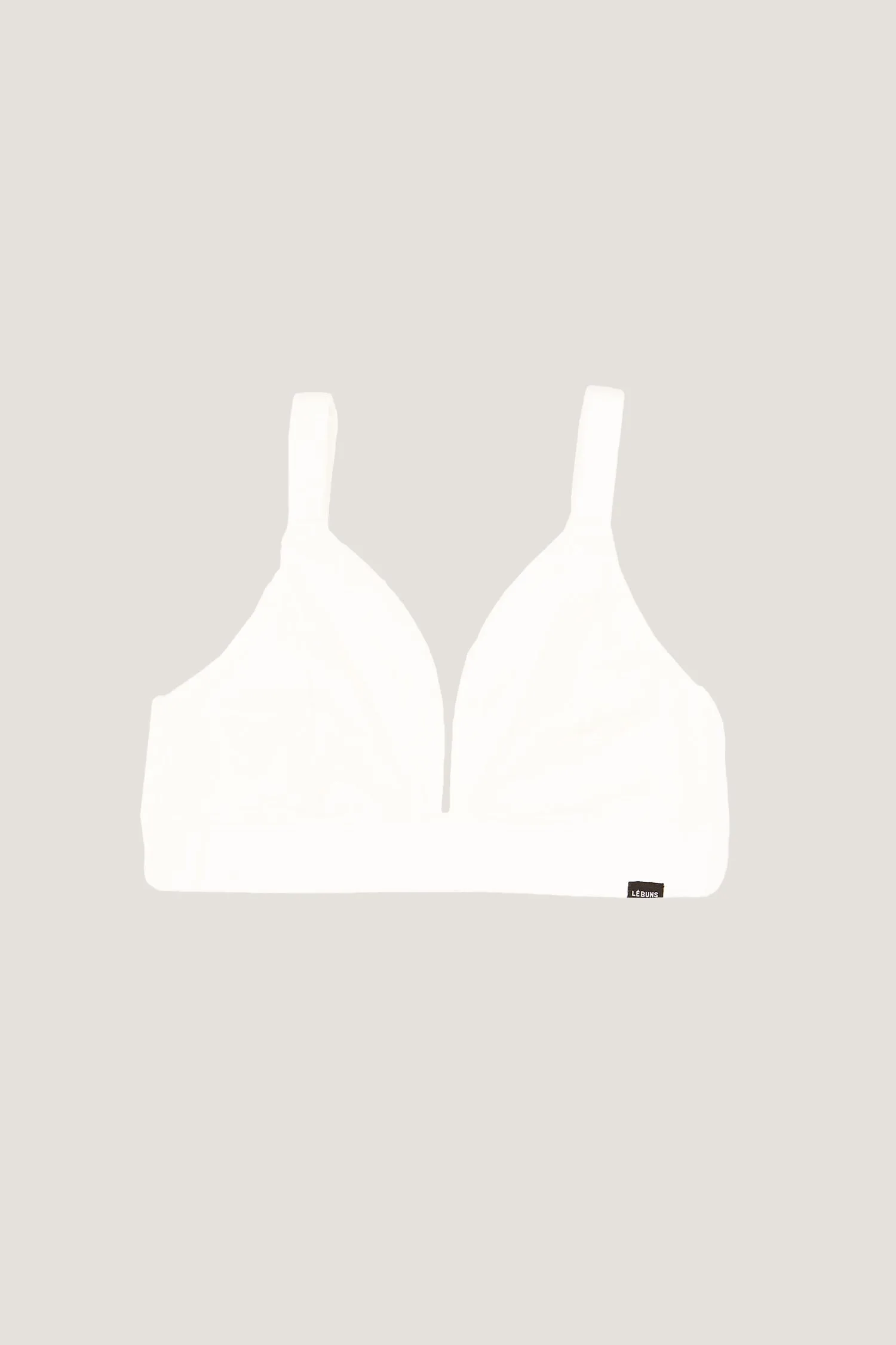 DEVON ORGANIC COTTON BRALETTE - IVORY