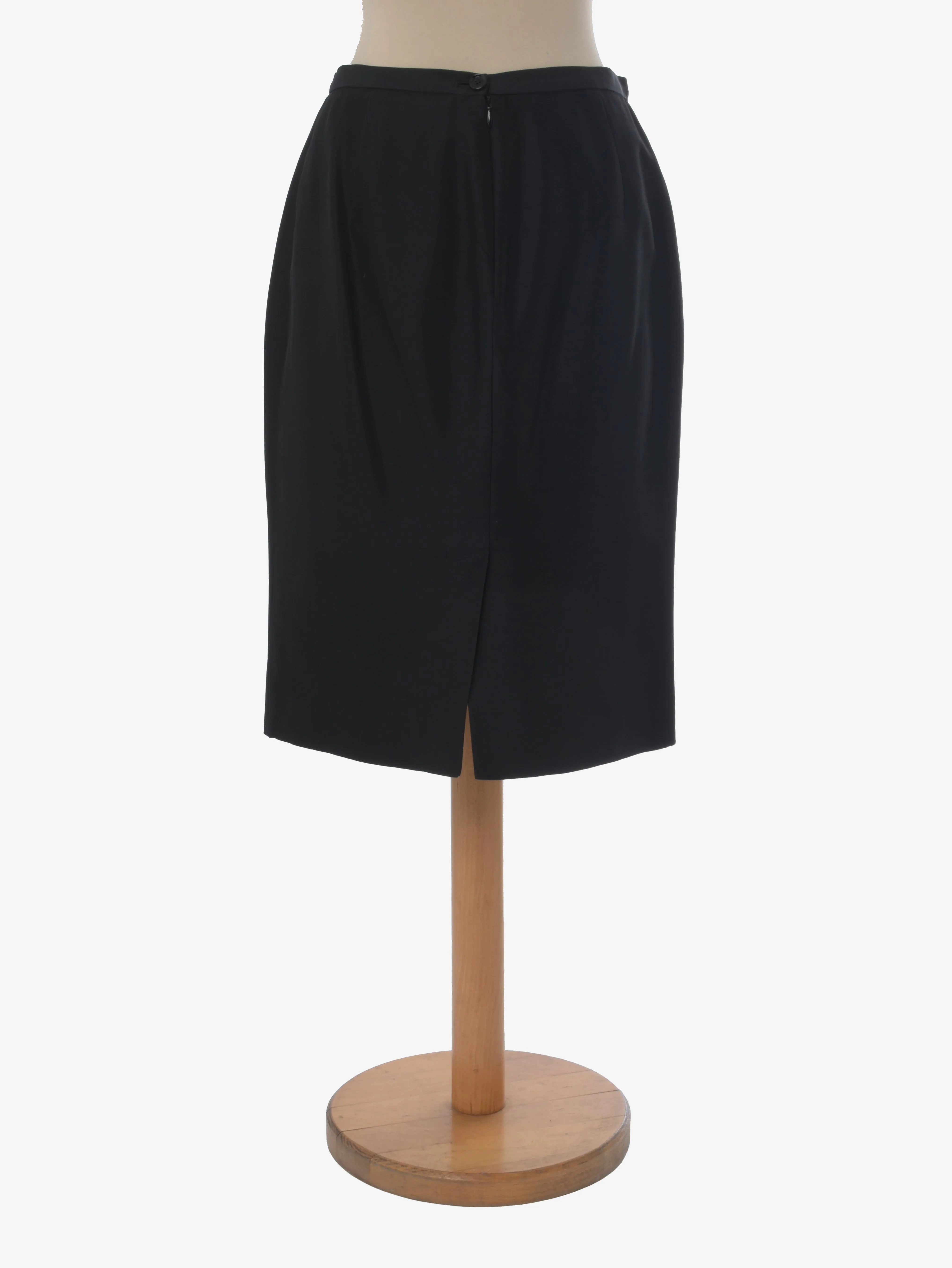 Dolce & Gabbana Black Midi Skirt