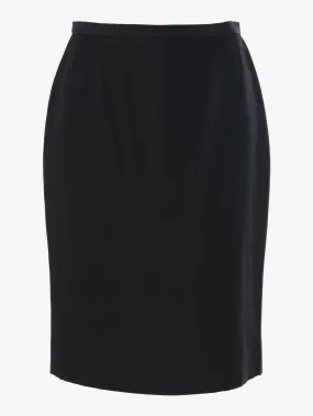 Dolce & Gabbana Black Midi Skirt