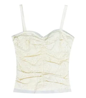 Dolce & Gabbana Cotton Lace Corset. Size 42IT