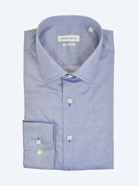 Dress Shirt Slim Fit Dobby Blue