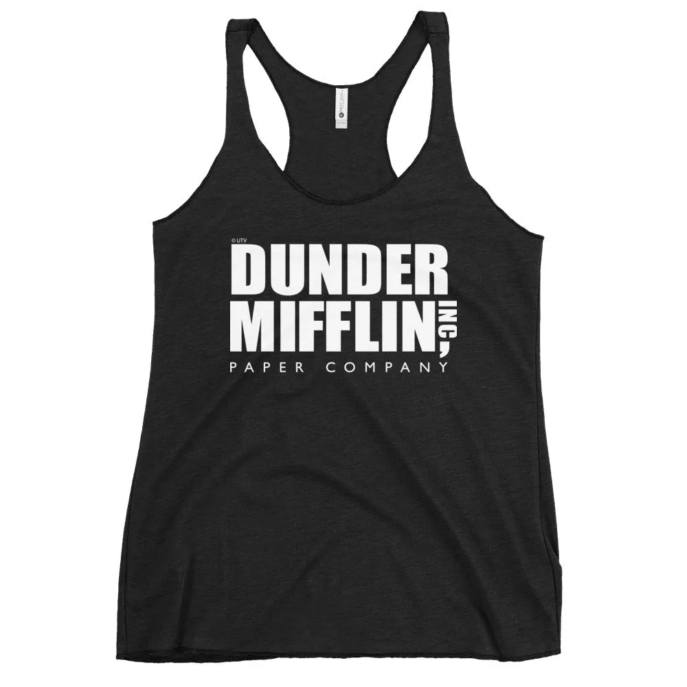 Dunder Mifflin Logo Women's Racerback Tank