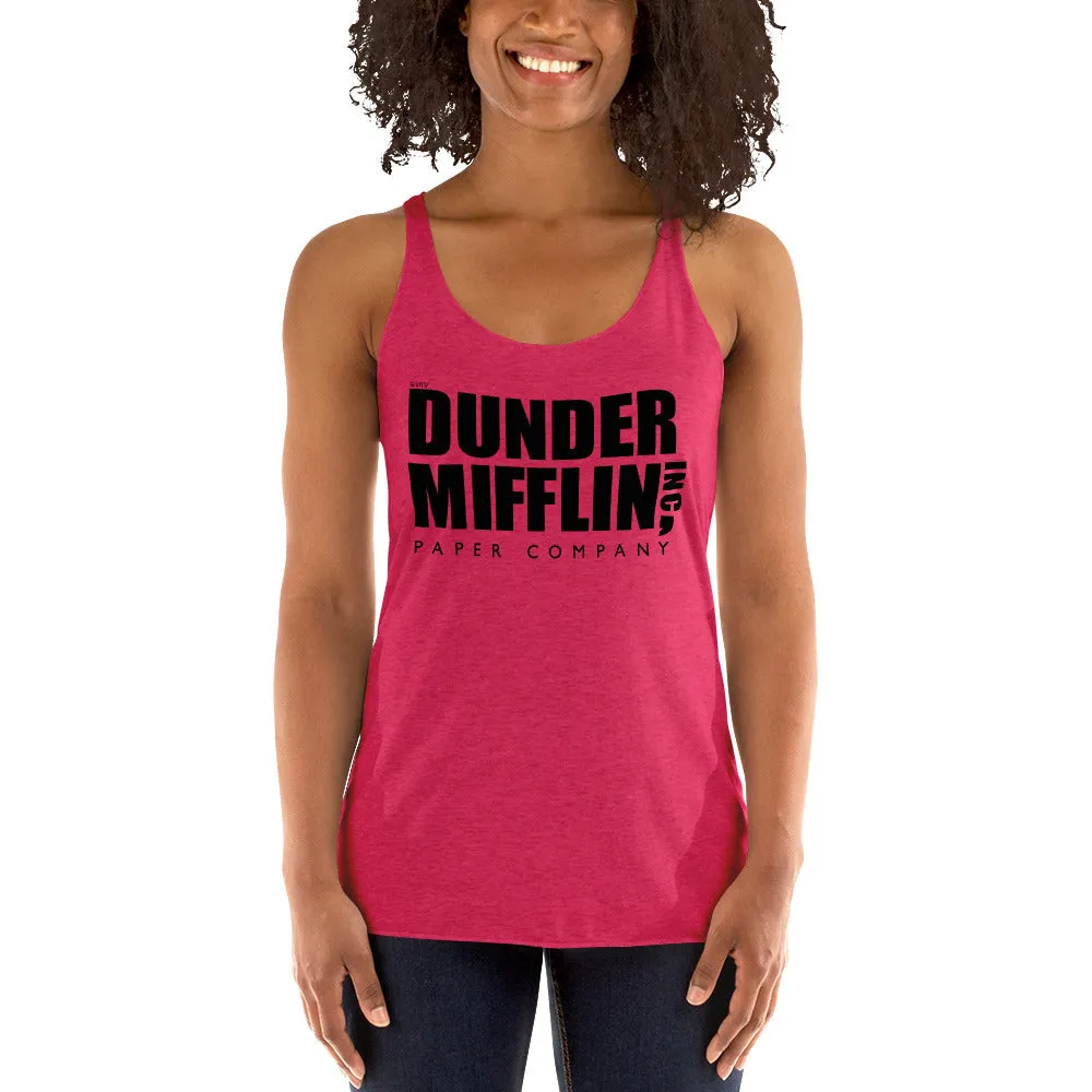 Dunder Mifflin Logo Women's Racerback Tank