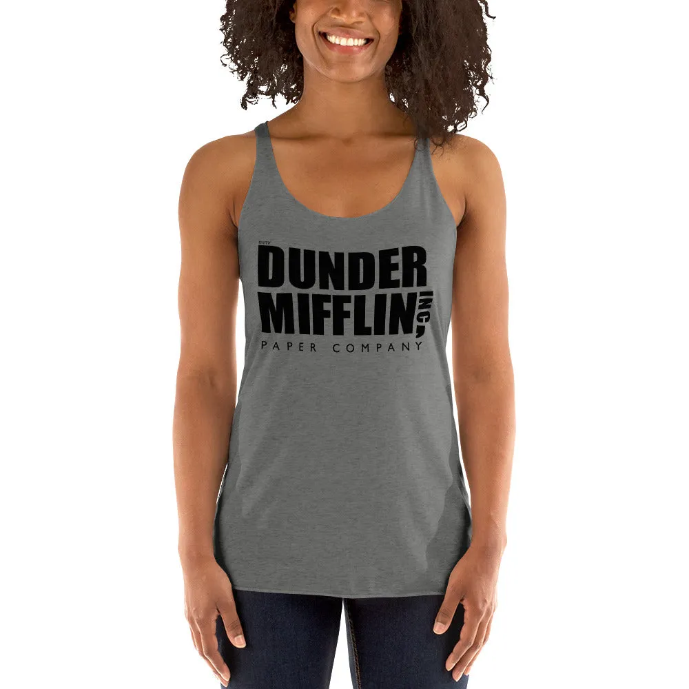 Dunder Mifflin Logo Women's Racerback Tank