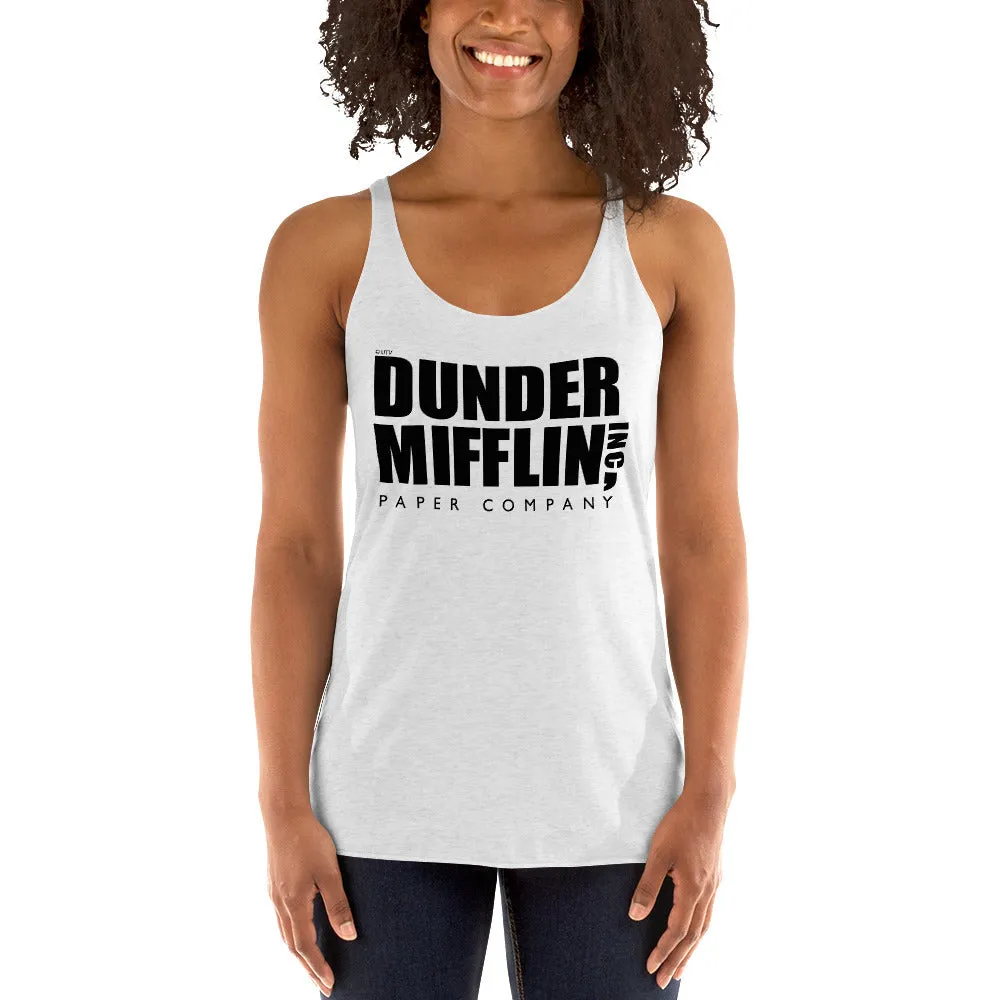 Dunder Mifflin Logo Women's Racerback Tank