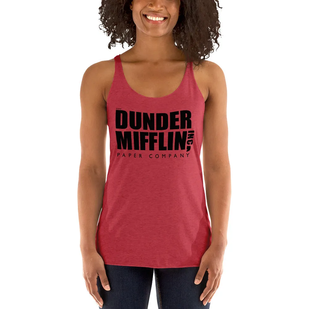 Dunder Mifflin Logo Women's Racerback Tank