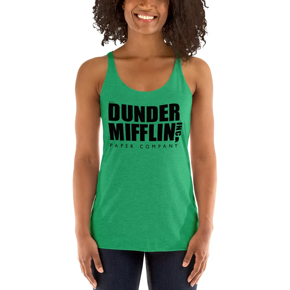 Dunder Mifflin Logo Women's Racerback Tank