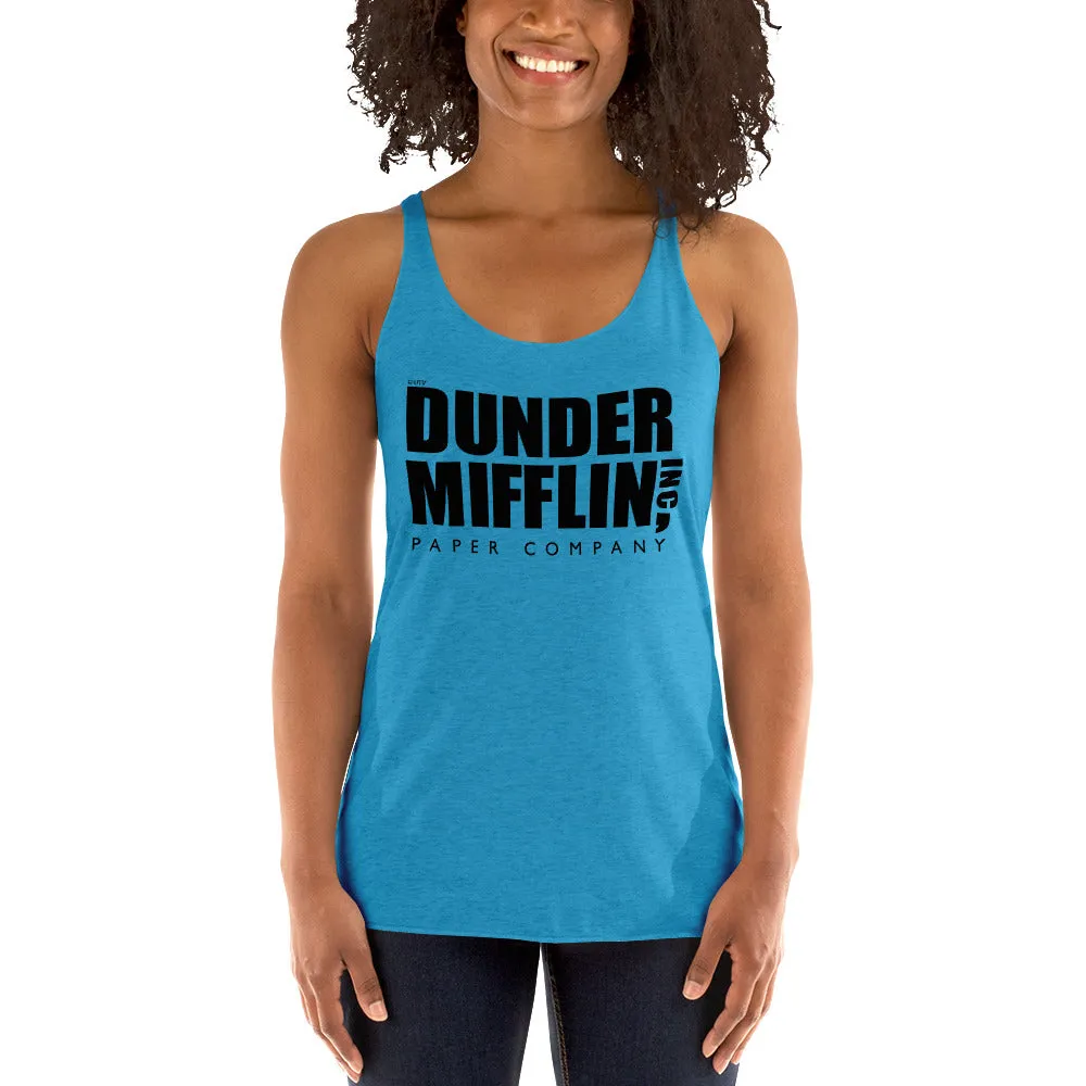 Dunder Mifflin Logo Women's Racerback Tank