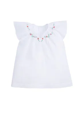 Embroidered Blouse - Strawberry