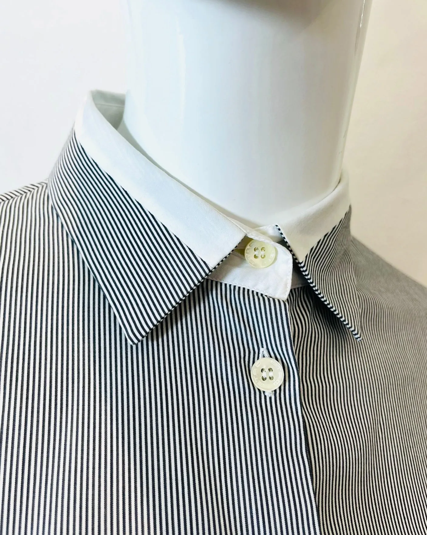 Etro Striped Cotton Shirt. Size 42IT