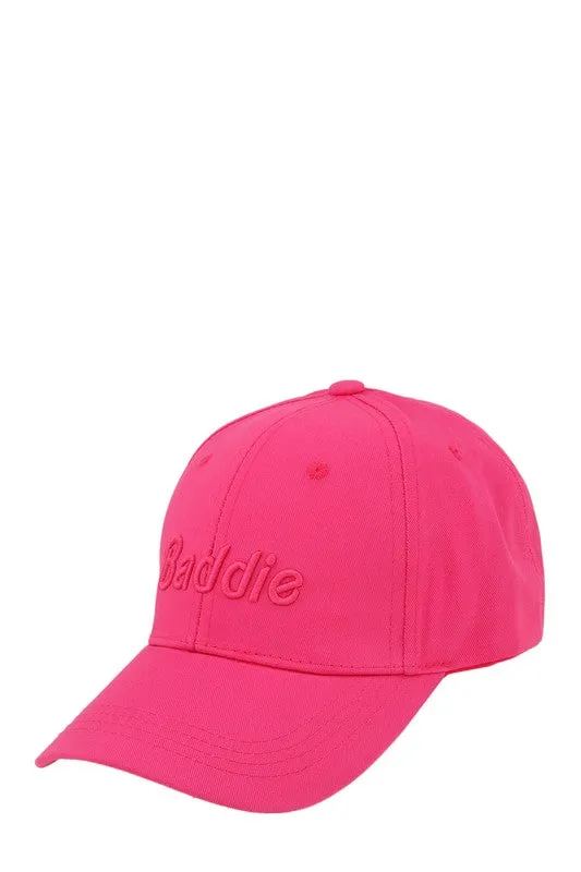 Explore More Collection - BADDIE Embroidery Cotton Cap