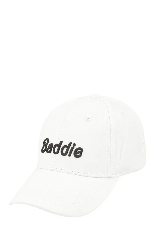 Explore More Collection - BADDIE Embroidery Cotton Cap