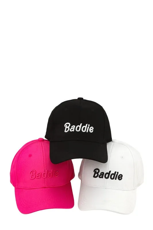 Explore More Collection - BADDIE Embroidery Cotton Cap