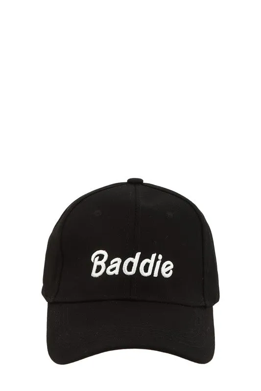 Explore More Collection - BADDIE Embroidery Cotton Cap