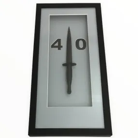 Framed Commando Dagger - 40 Commando