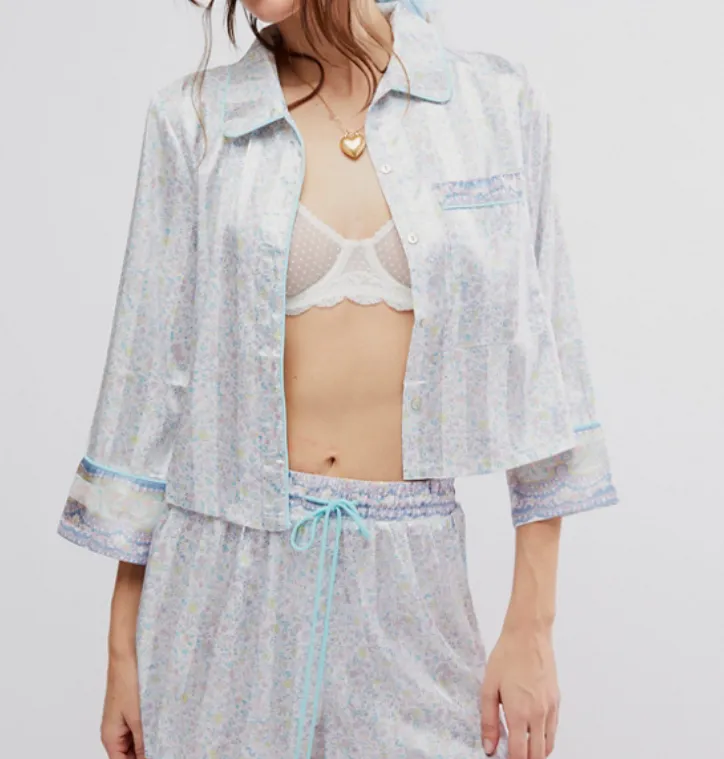 Free People Pillow Talk PJ Set | Ivory Combo