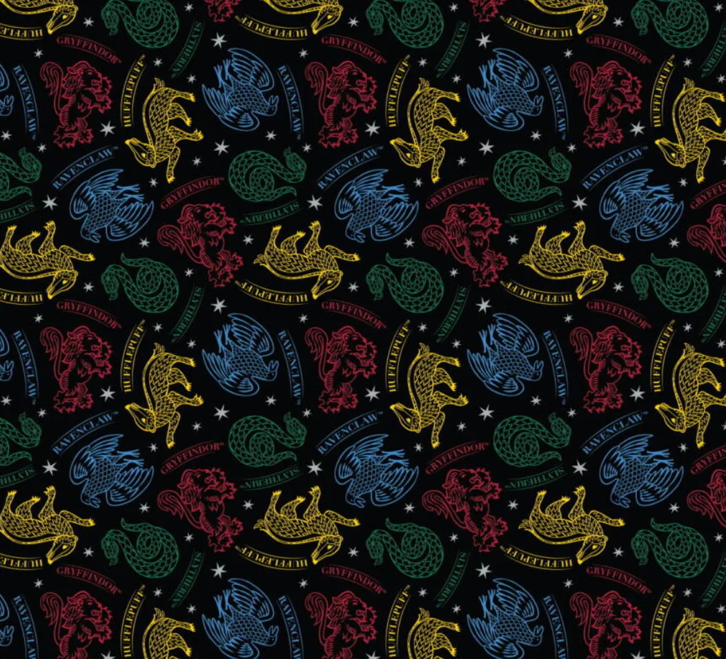 FS635_41 Harry Potter – house Tonal Cotton Fabric