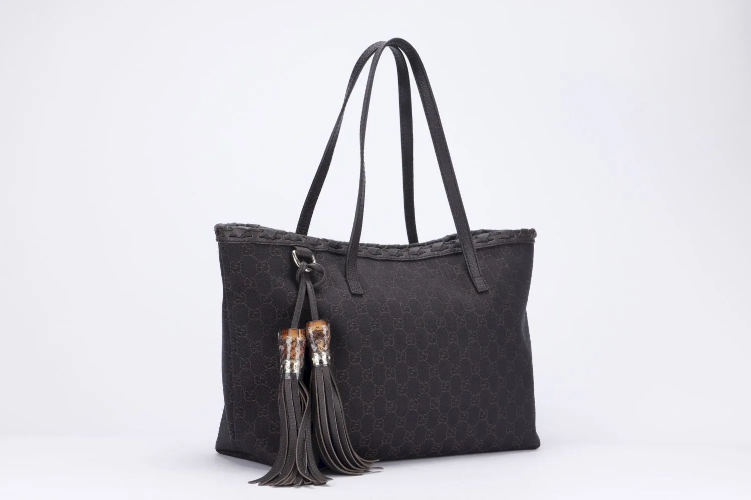 Gucci Tote Bag, Dark Color Monogram