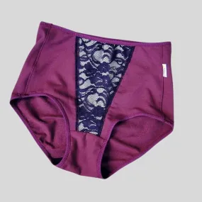 High waist french brief panty brief