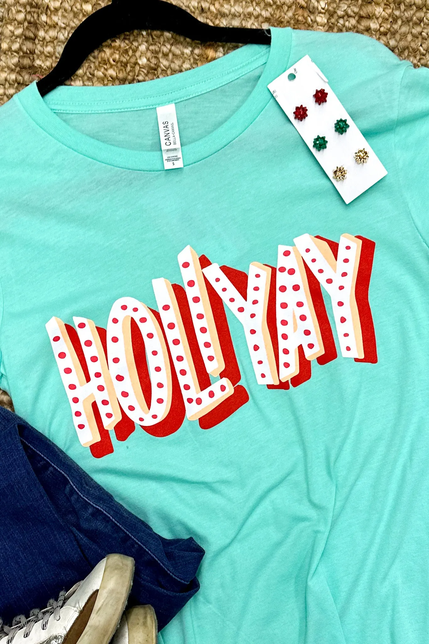 HOLIYAY Graphic Tee, Mint