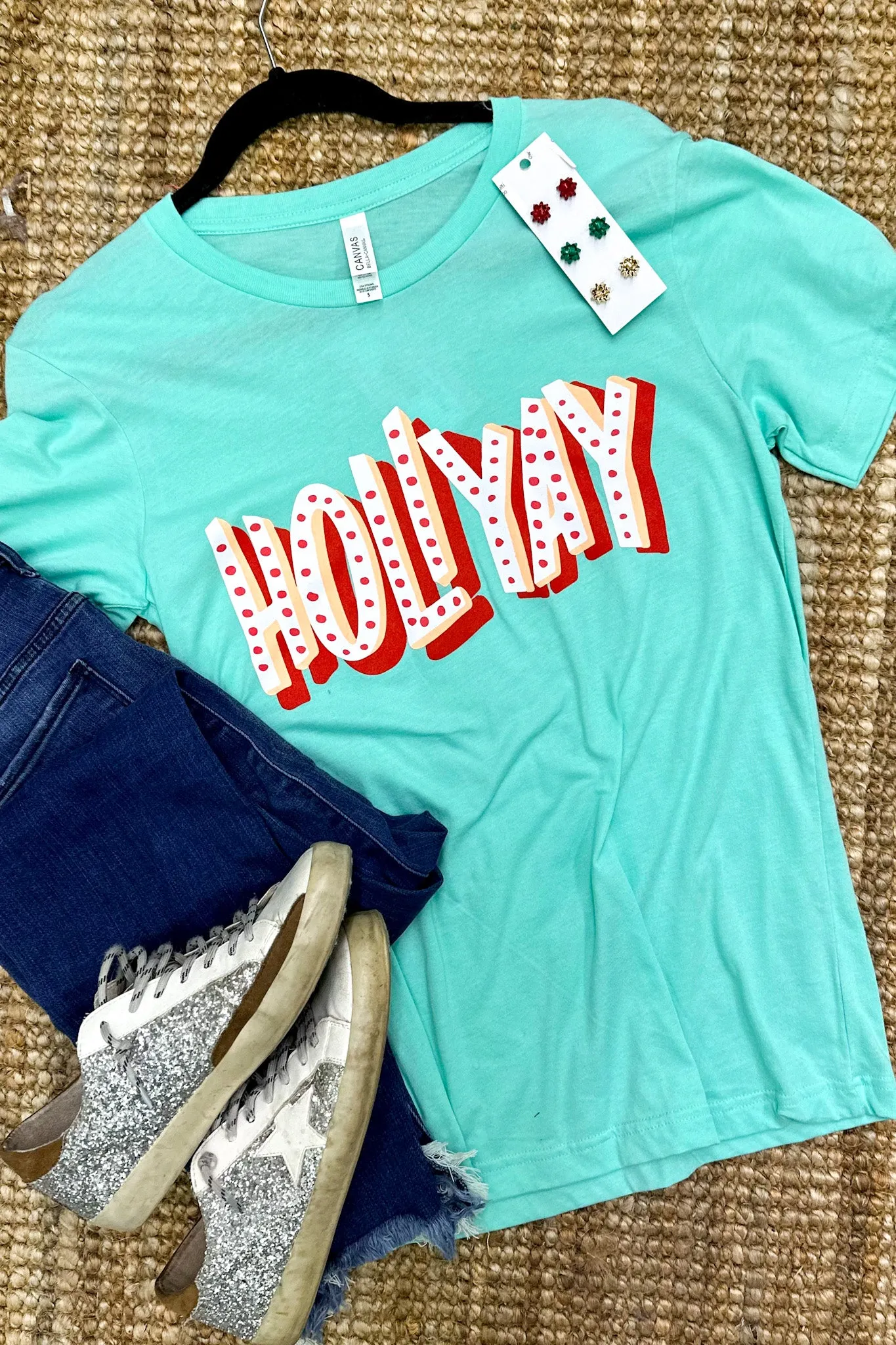 HOLIYAY Graphic Tee, Mint