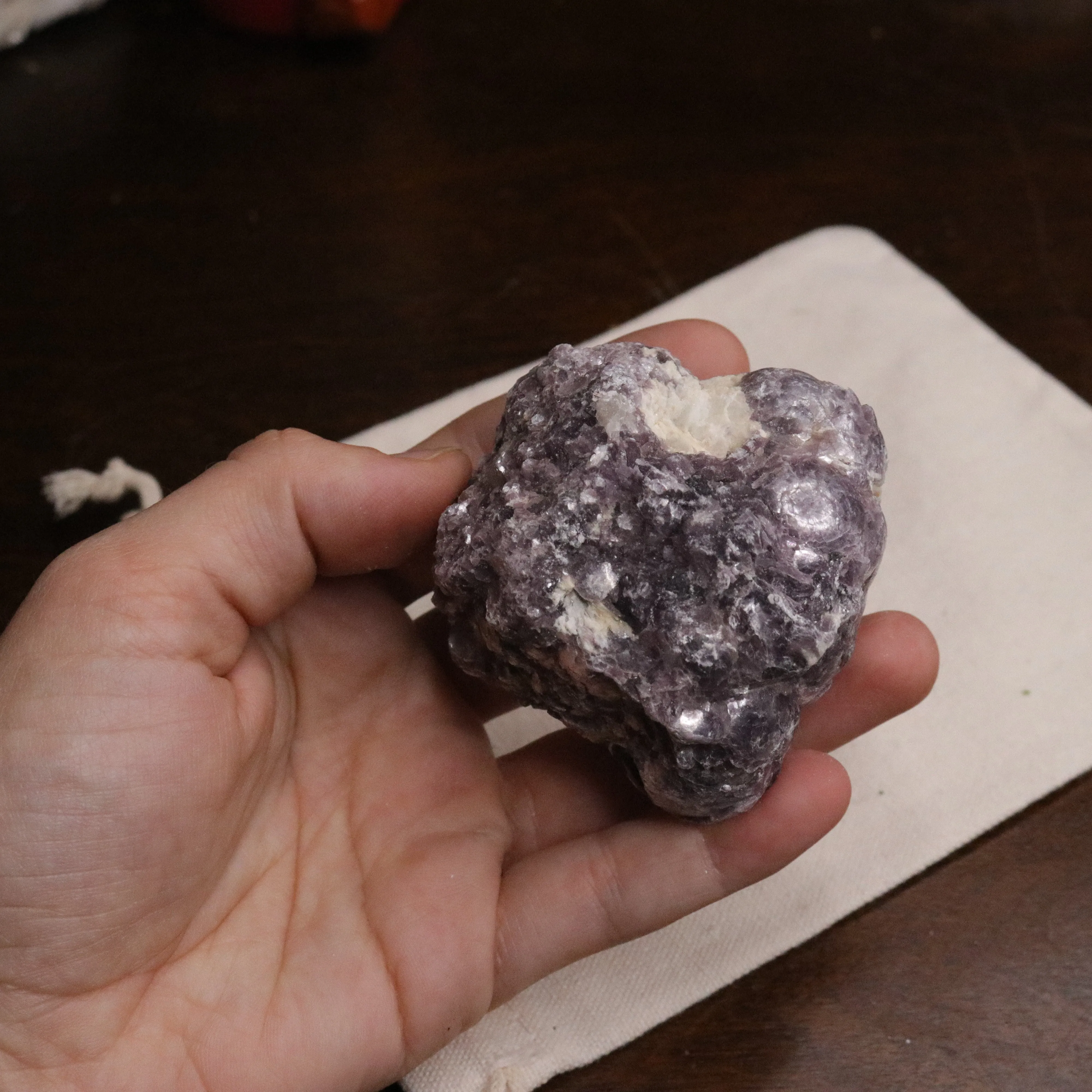 Hunky Coconut Mica Specimen ~ Purple Mica