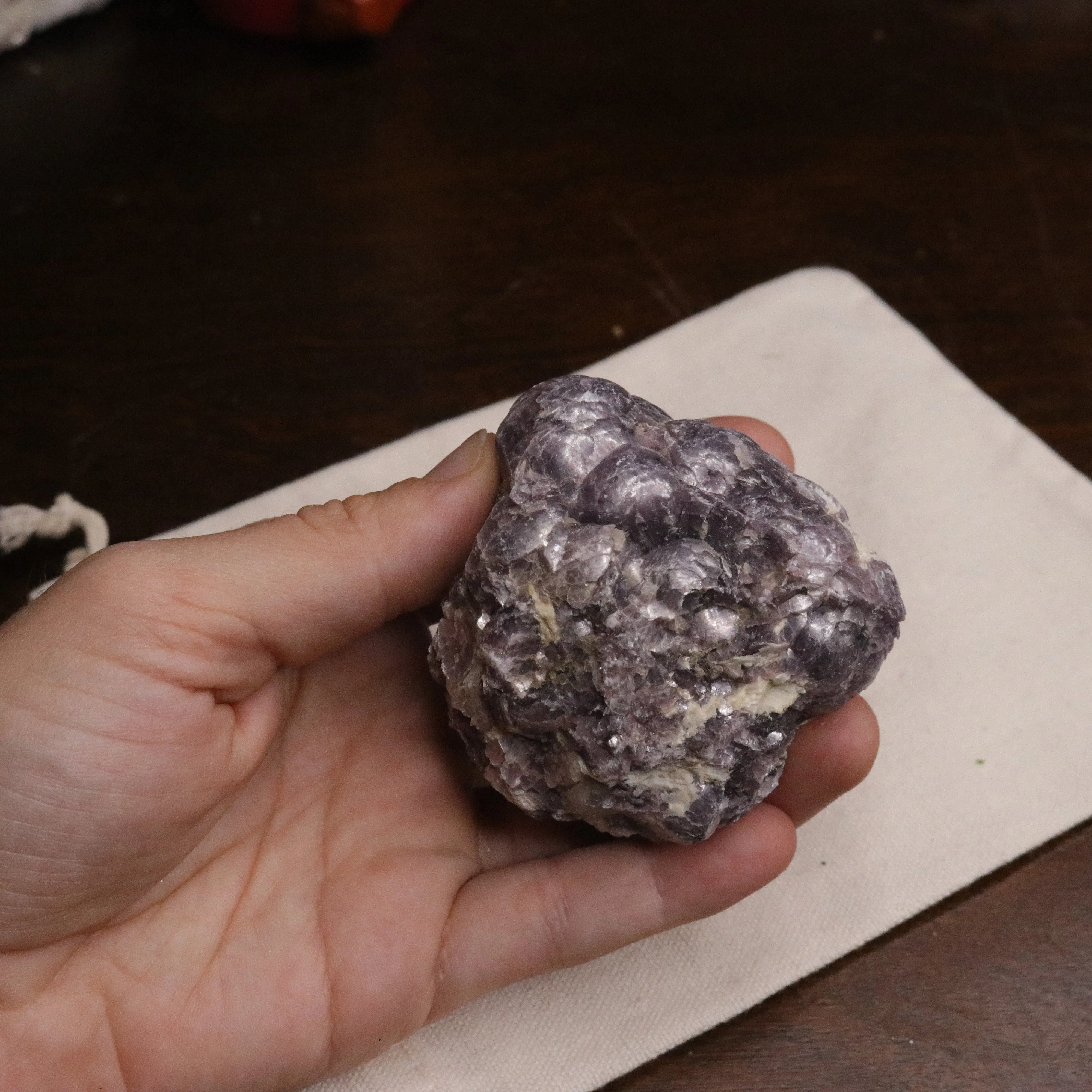 Hunky Coconut Mica Specimen ~ Purple Mica