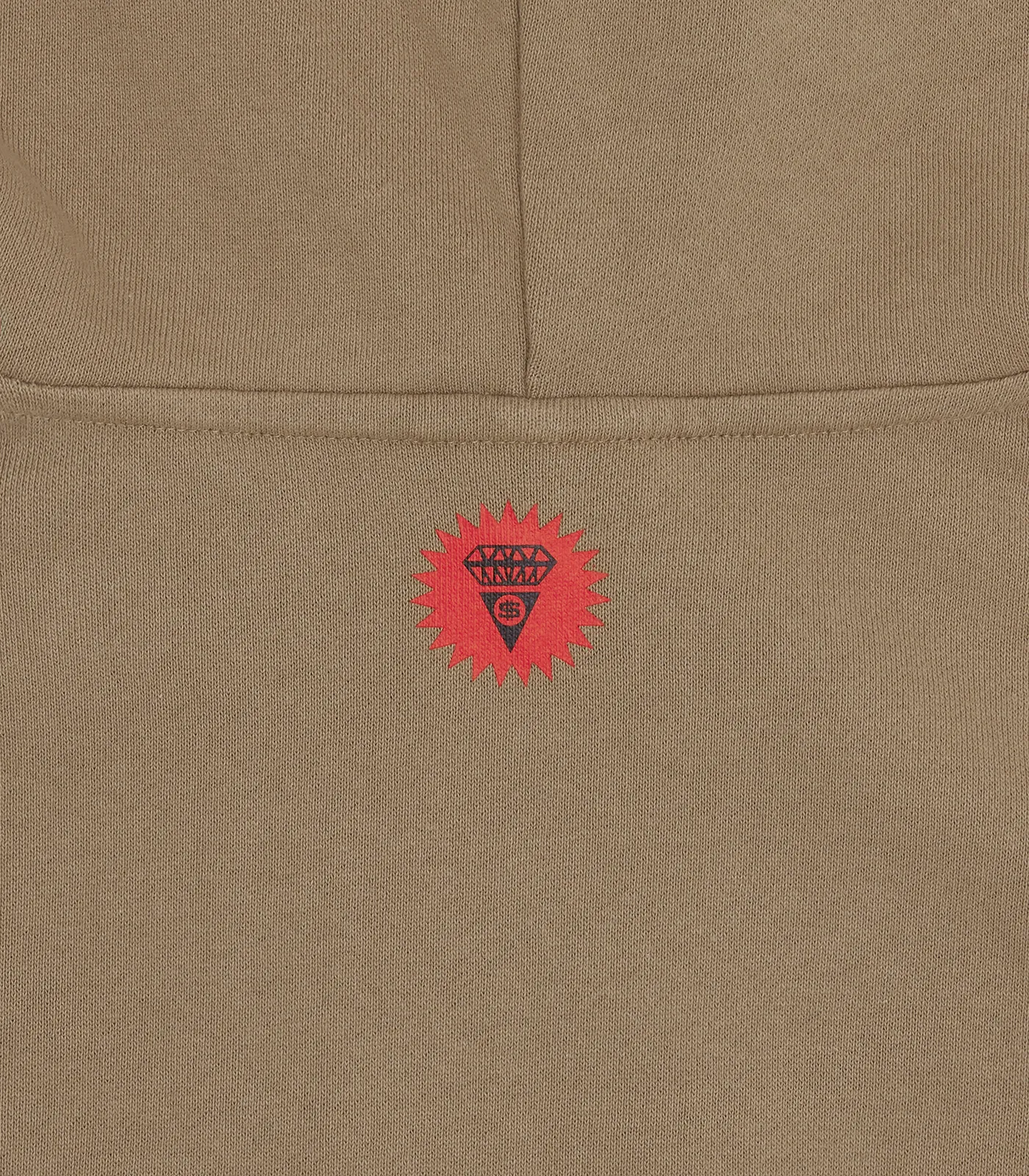 IC SKATEBOARDS EMBROIDERED POPOVER HOOD - BROWN