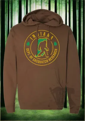 Indiana Department of Sasquatch Research Pullover Hoodie | Tee See Tee Exclusive