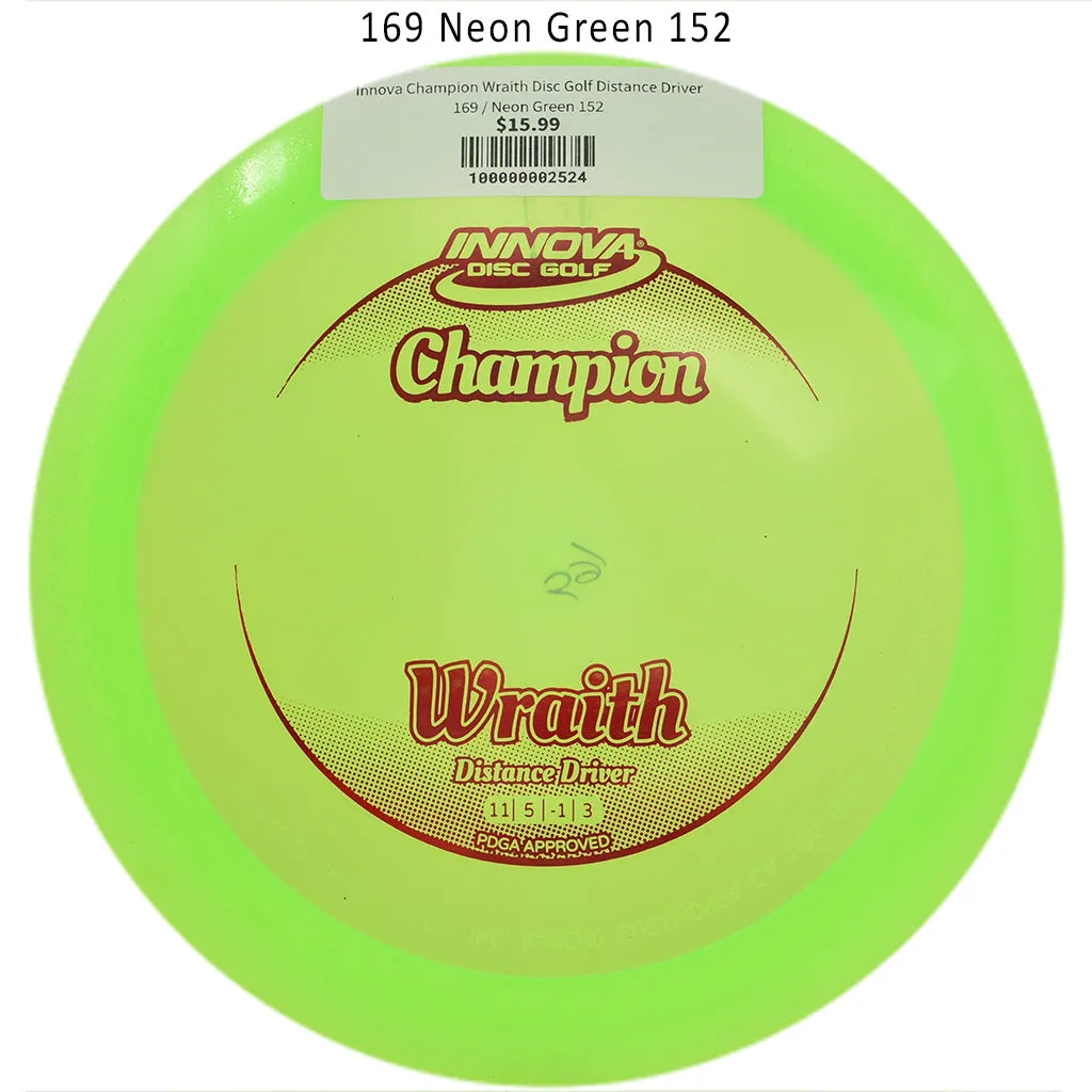 Innova Champion Wraith Disc Golf Distance Driver