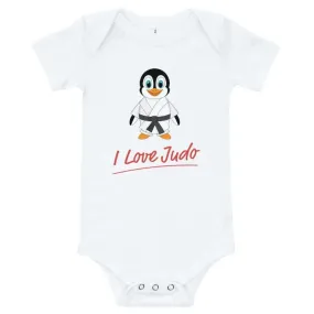 Judo Baby Bodysuit Penguin - I Love Judo