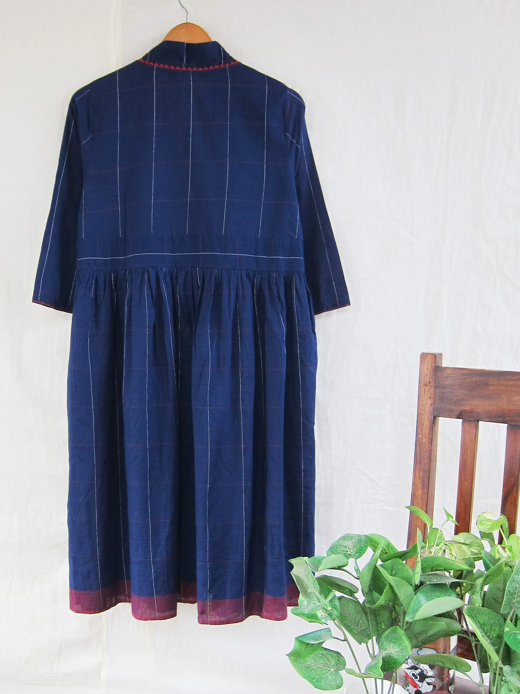 Juno Check Fine Cotton Dress