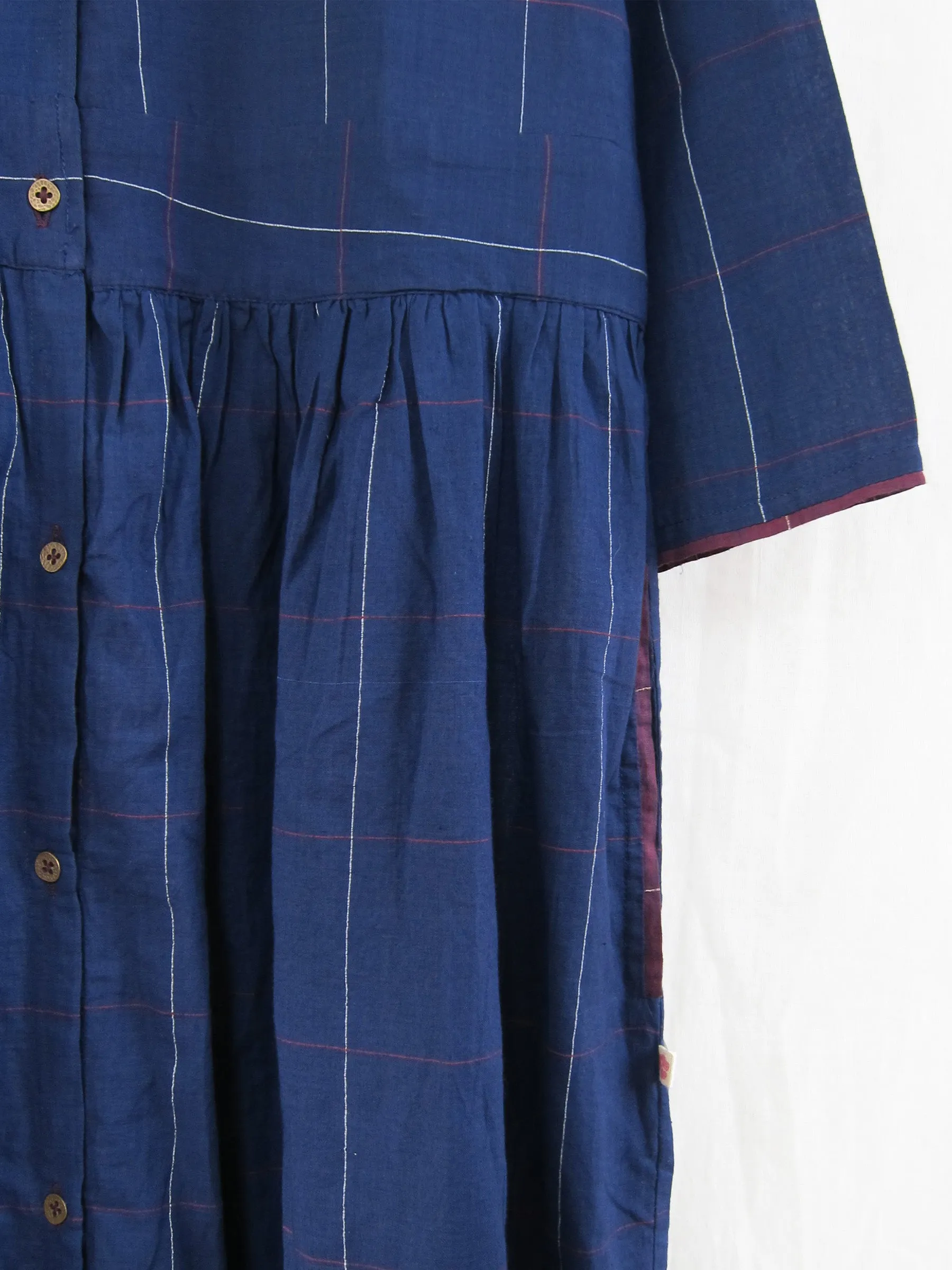 Juno Check Fine Cotton Dress