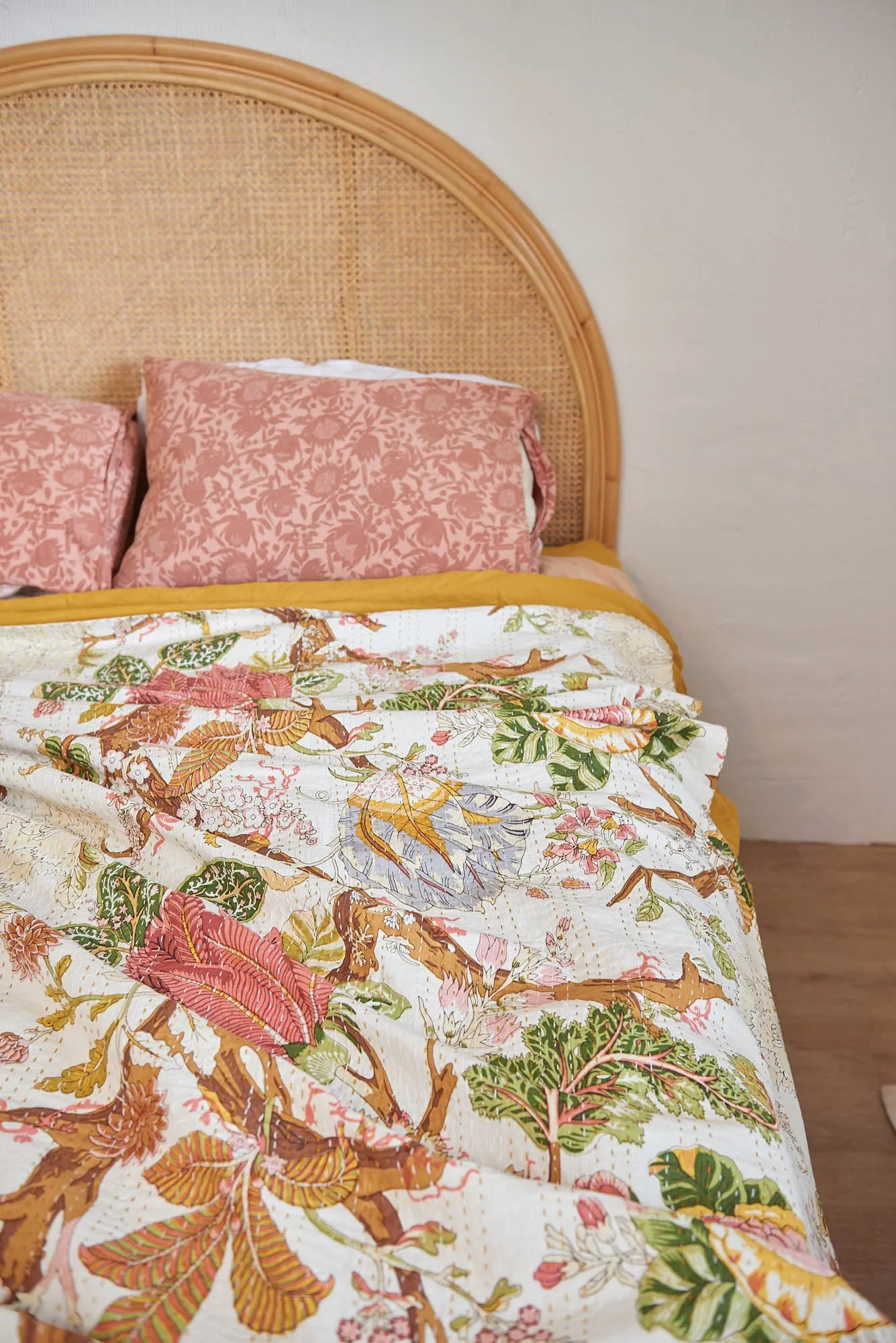 Kantha Quilt Wild Meadow