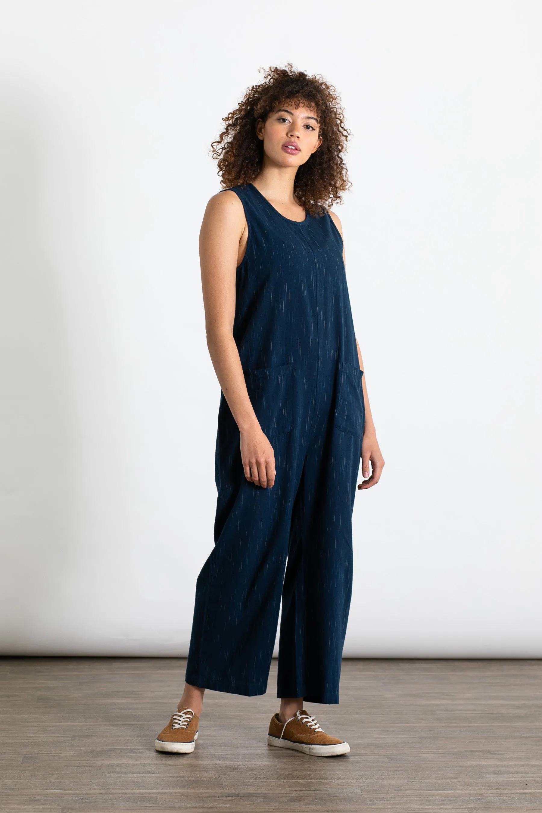 Kay Jumpsuit / Navy Space Dye