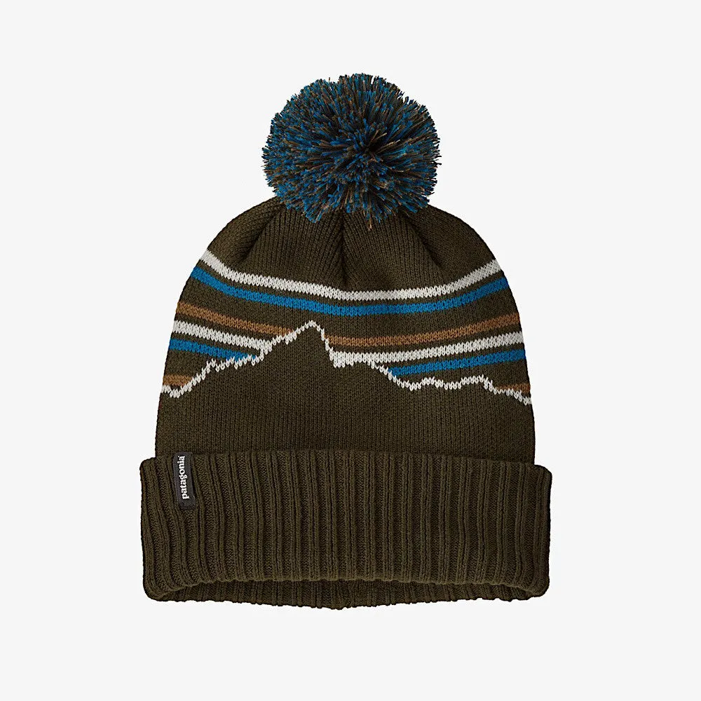 Kid's Patagonia | Kid's Powder Town Beanie | Kelp Forest