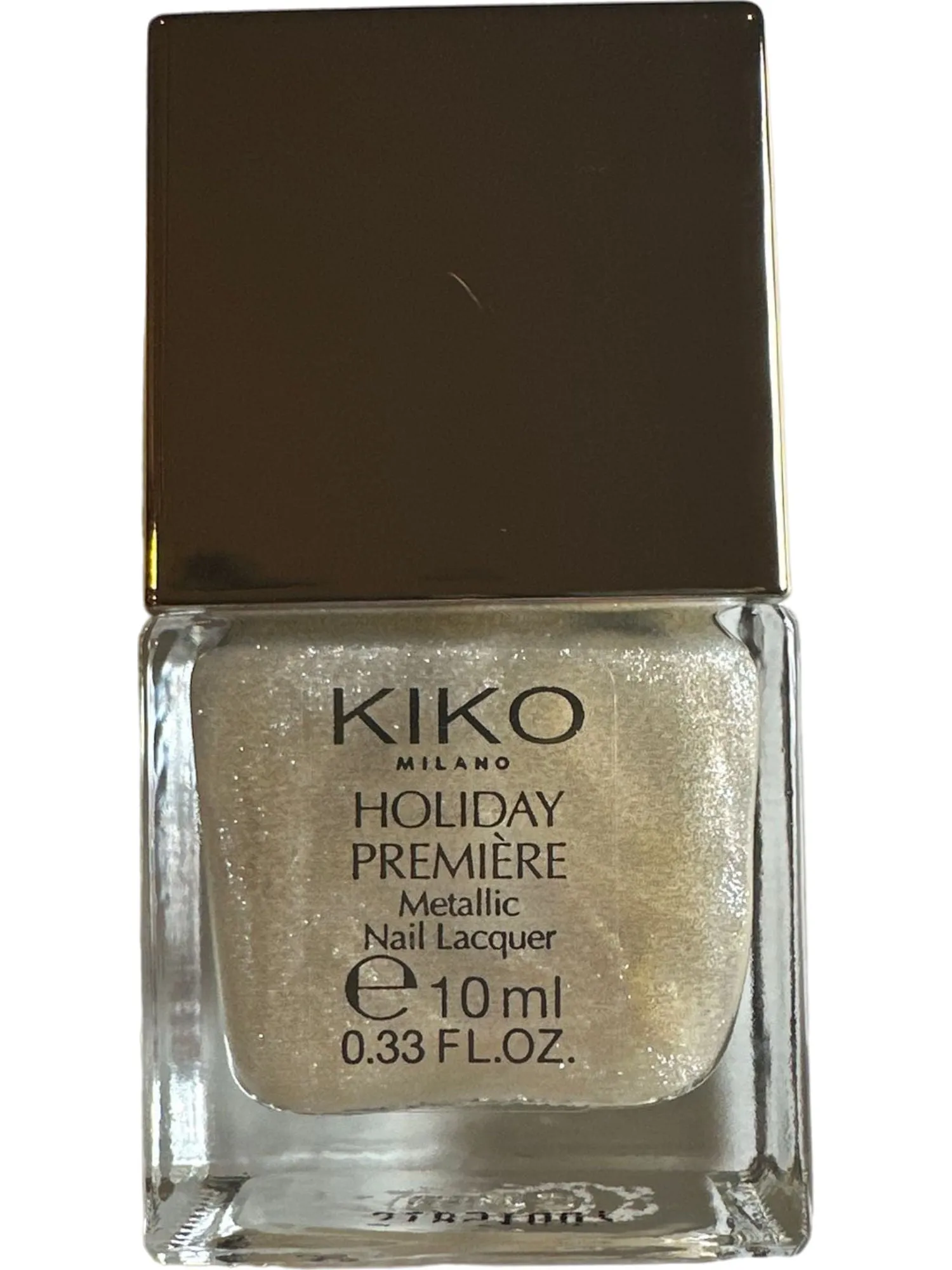 KIKO MILANO Metallic Holiday Premiere Nail Lacquer Silver 10ml