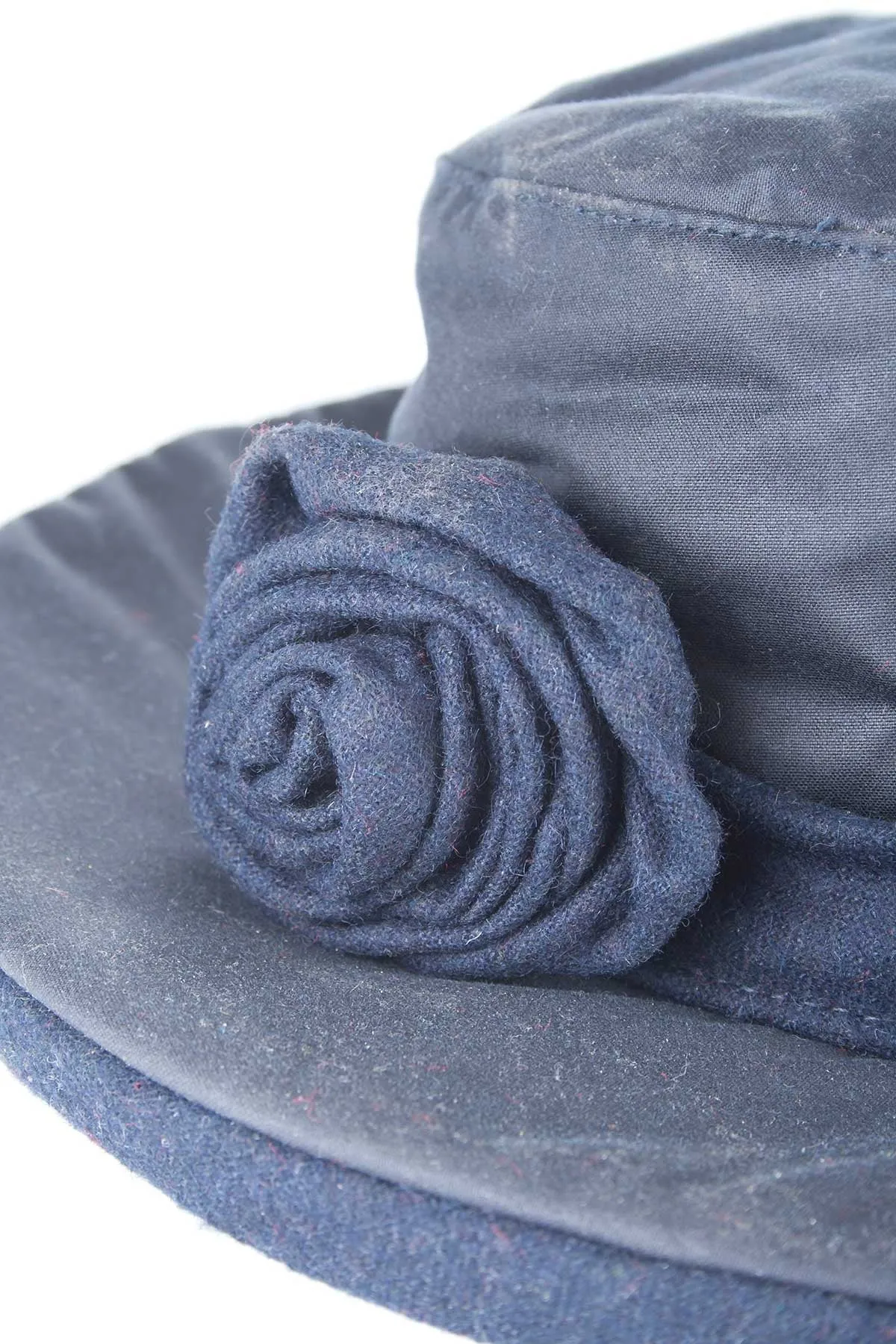 Ladies Wax Cotton Rose Hat