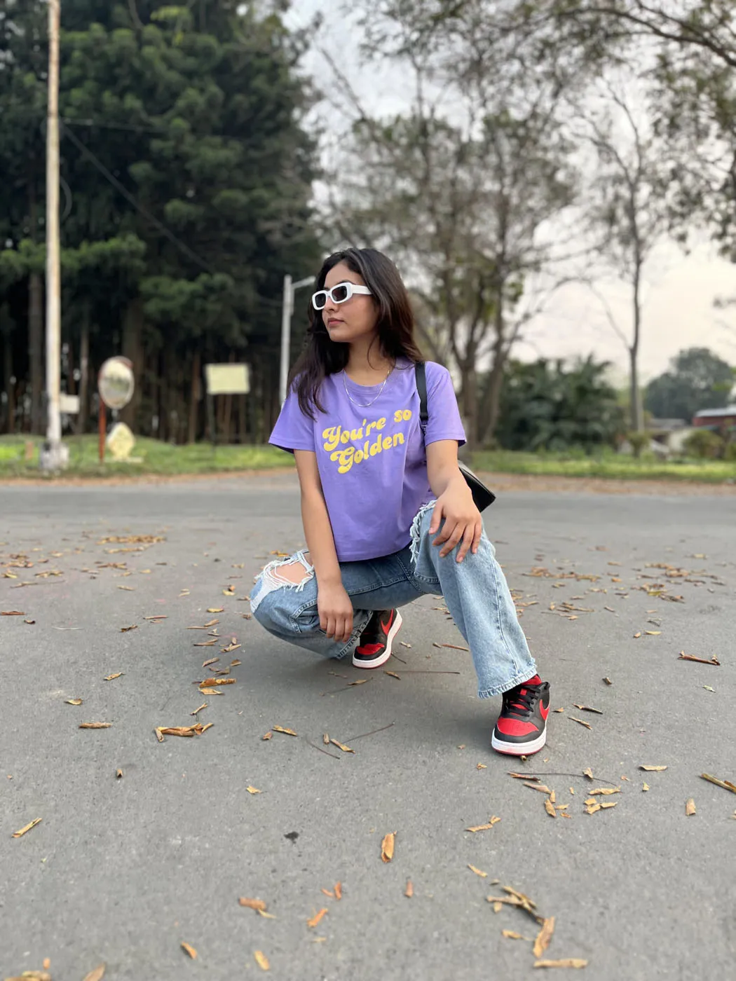 Lilac Graphic T-shirt