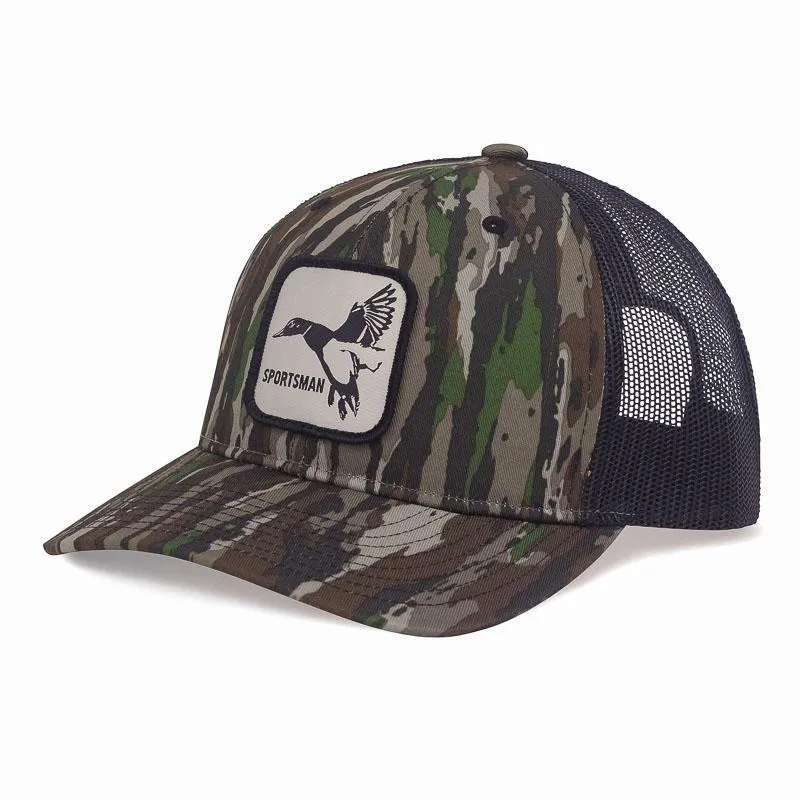 Mallard Patch Camo Hunting Snapback Hat - Realtree Timber