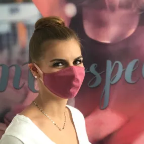 Mask | Oval Slim | Fuchsia | 2-Layers | Comfy Cotton