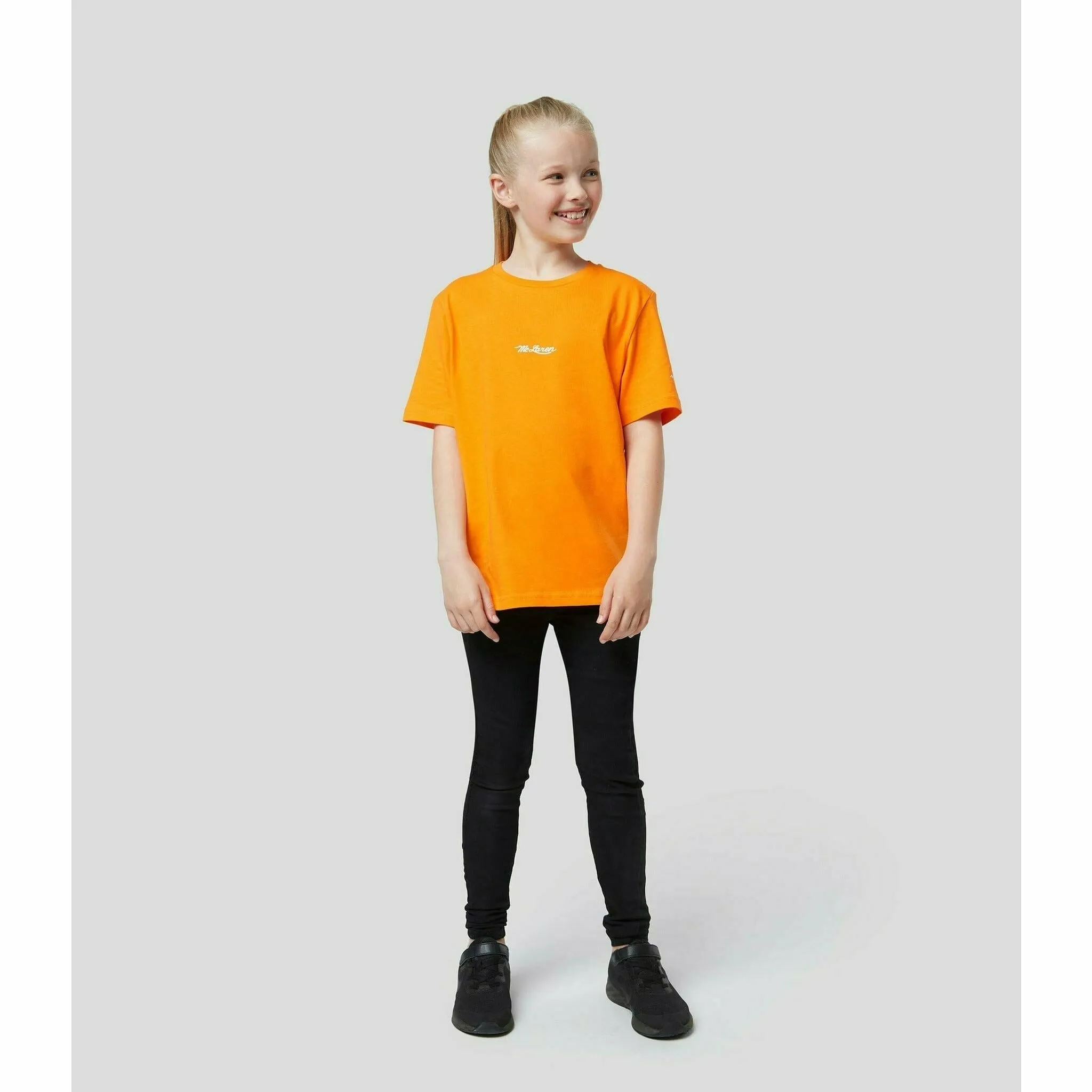 McLaren F1 Special Edition Monaco GP Kids Lando Norris #4 T-Shirt- Youth Orange/Black