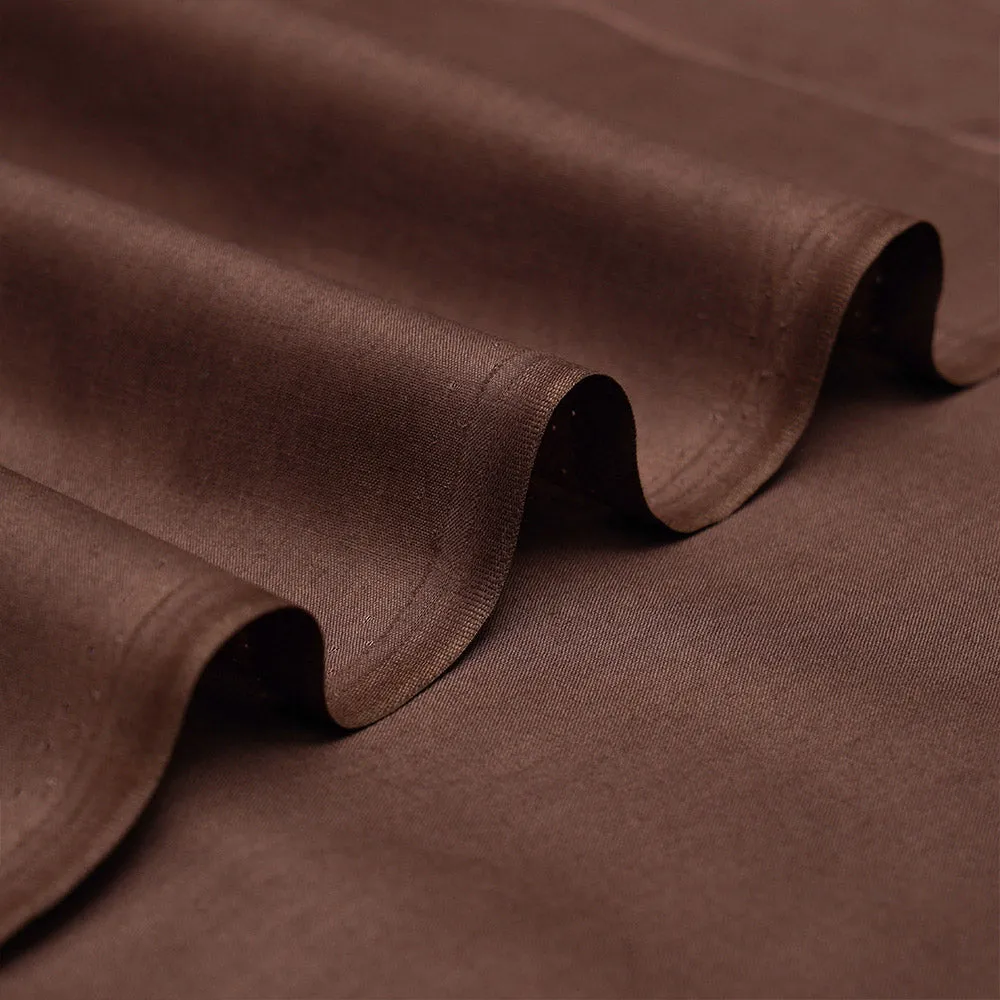 Men Egyptian Cotton Fabric Chocolate