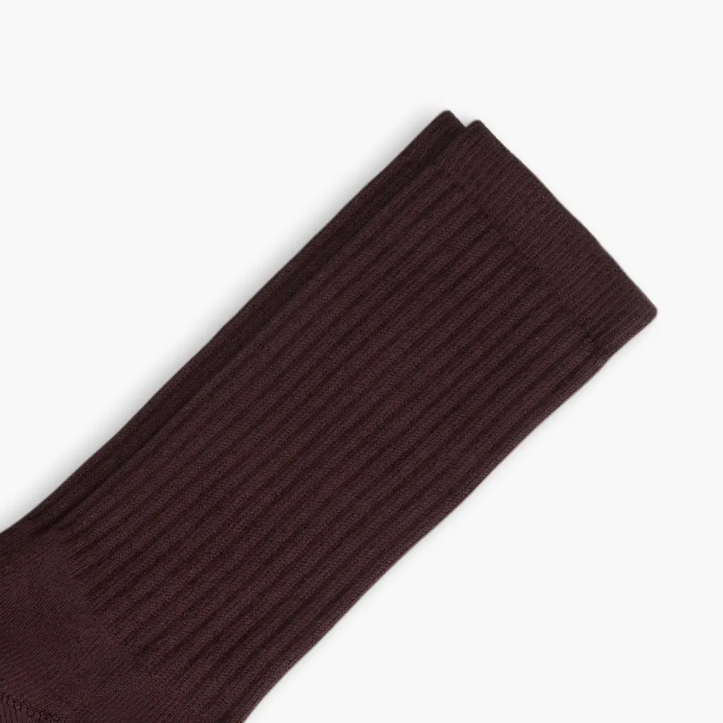 Men's Cotton Crew Sock | Port