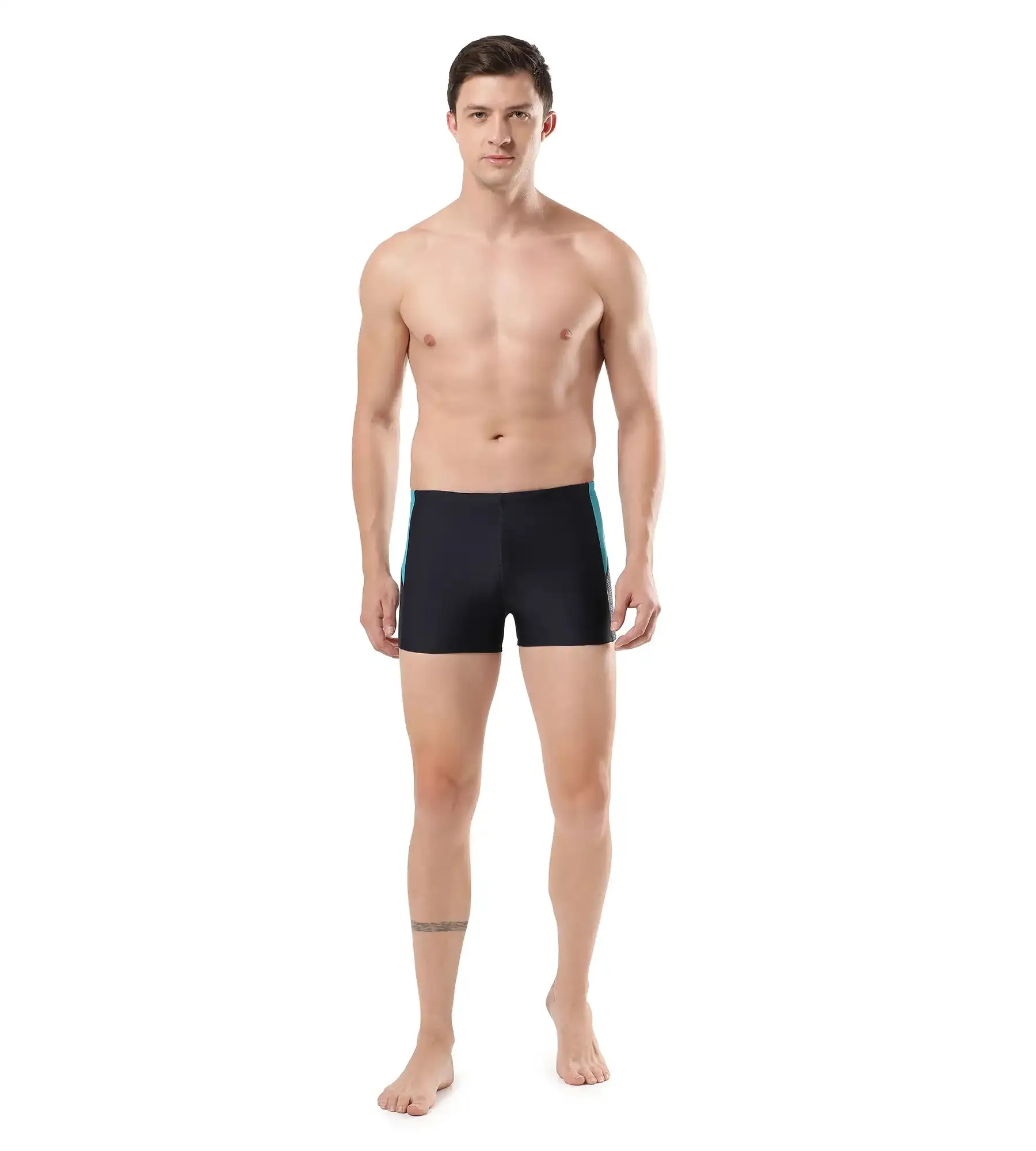 Men's Endurance Dive Aquashort - True Navy  &  Aquarium