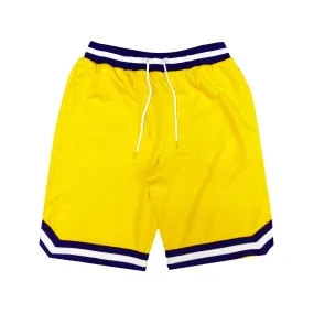 Men's Mesh Short (Yellow/Purple) /C6