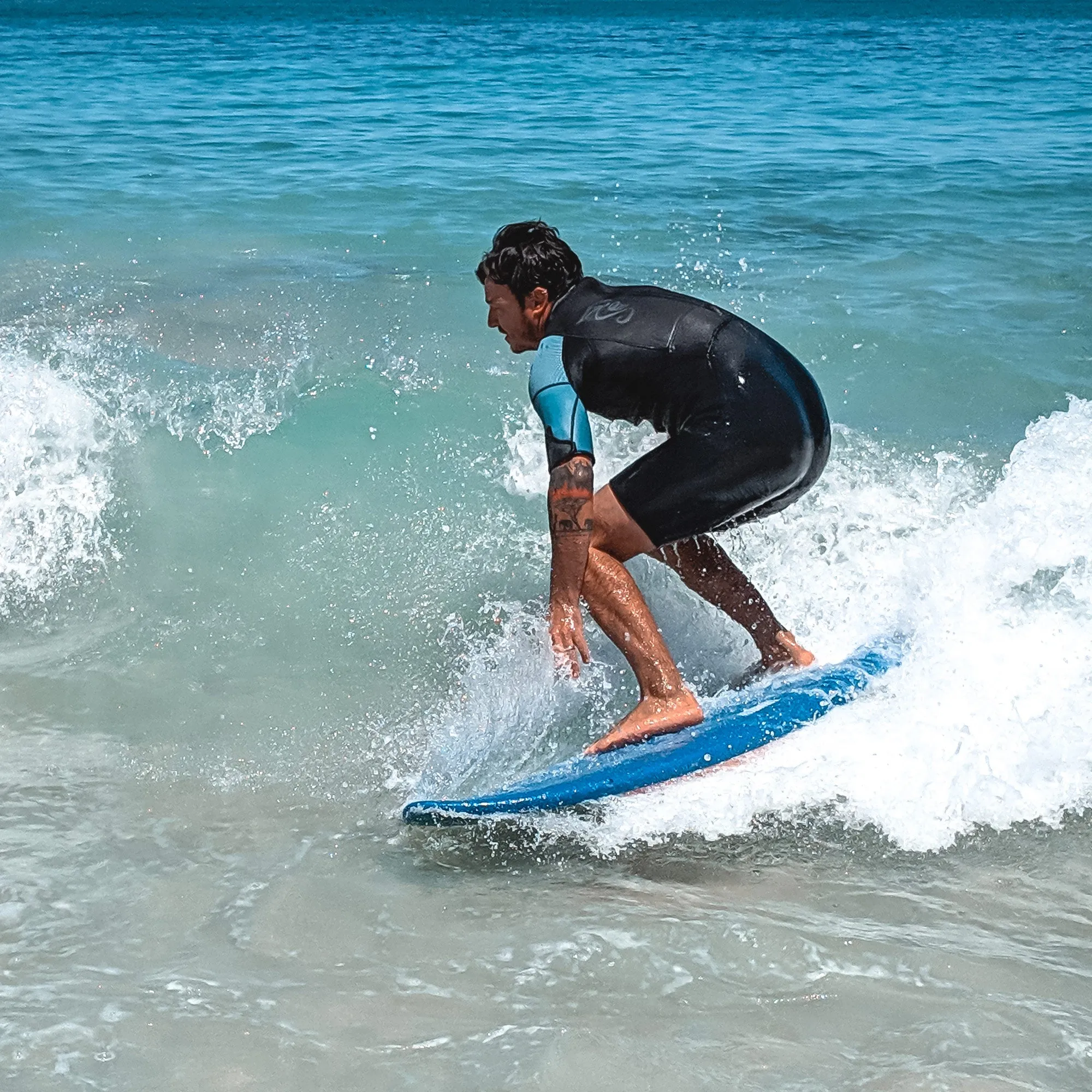 Men's Navigator Shorty Wetsuit - Teal