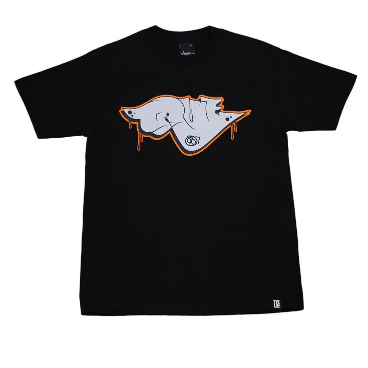 Mens True Throwie T-Shirt Black