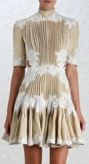 'Mischief Rosette' Laced Dress