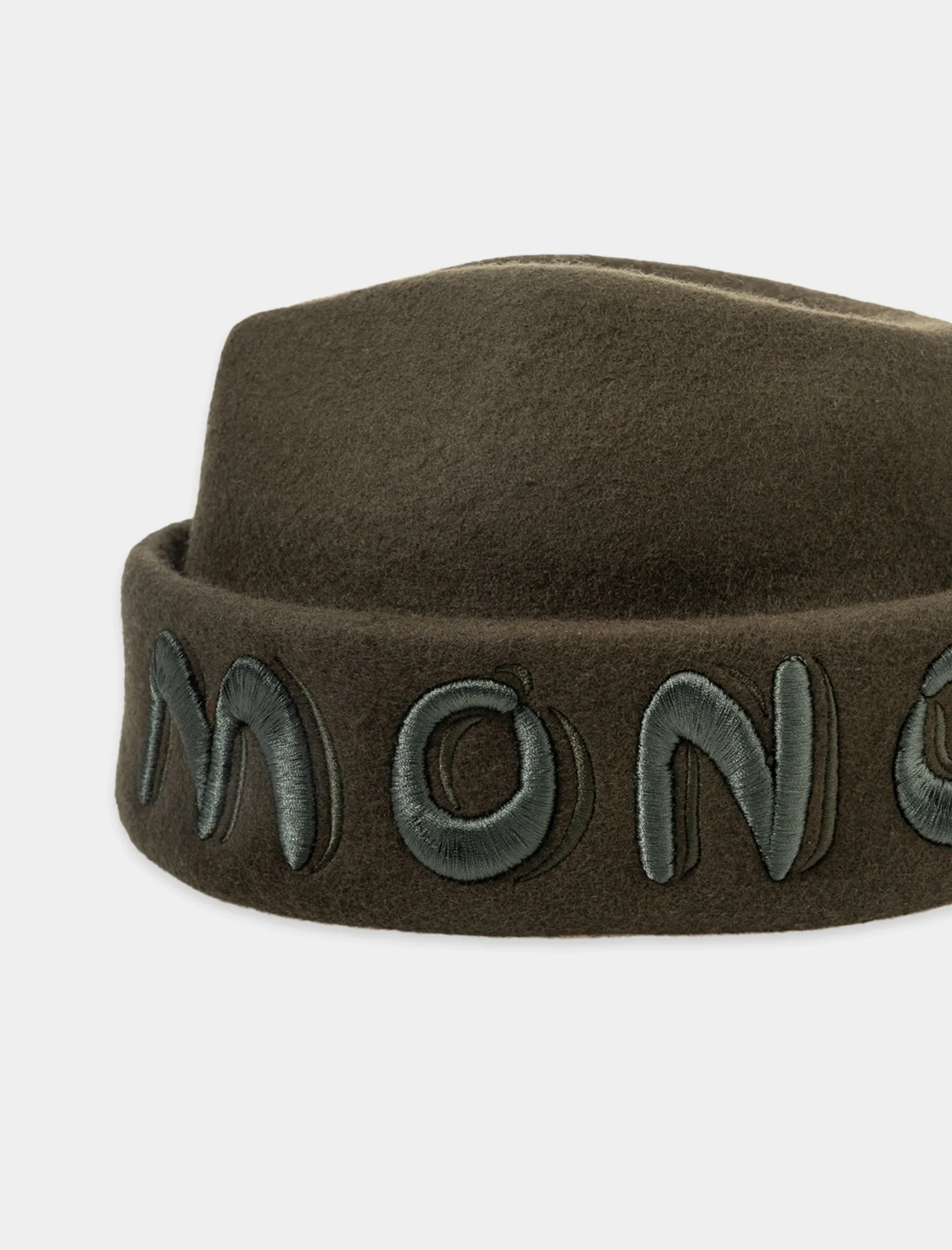 MONCLER X SALEHE BEMBURY WOOL FELT HAT